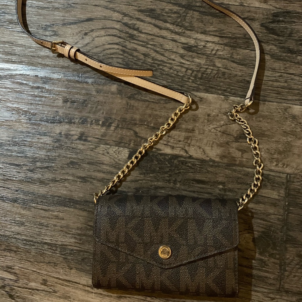 Michael Kors wallet and crossbody bag in one
